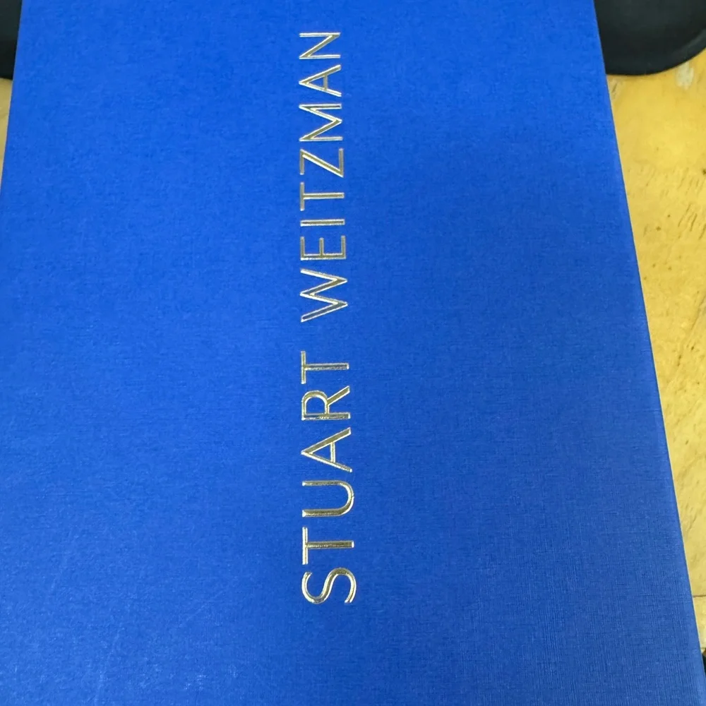 Stuart Weitzman- Aleena 100 snake silver sz 7 - Picture 4 of 4